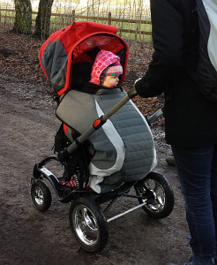 trappelzak voor aangepaste kinderwagen